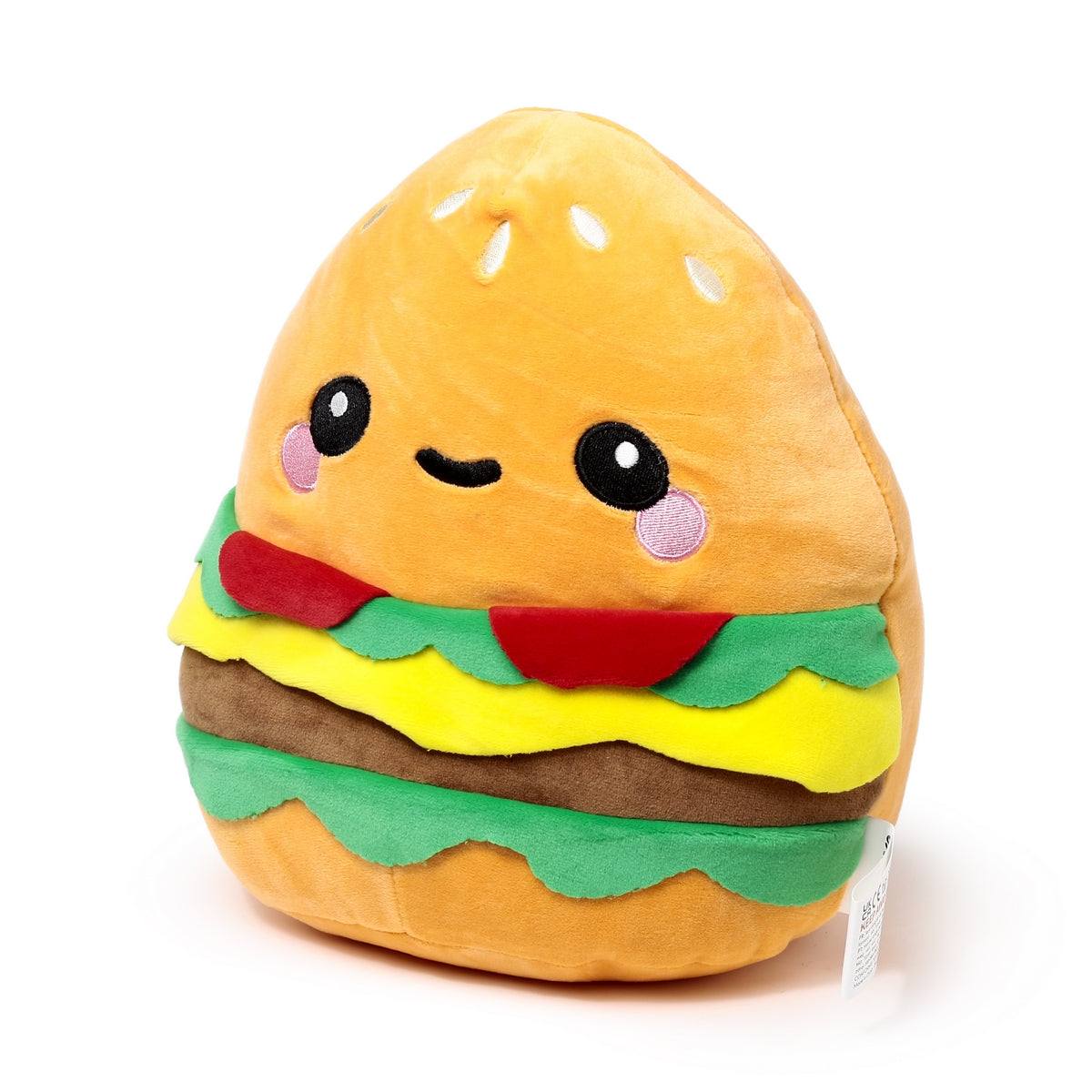 Foodiemals Squidglys Hammy the Burger Plush Toy - 22cm