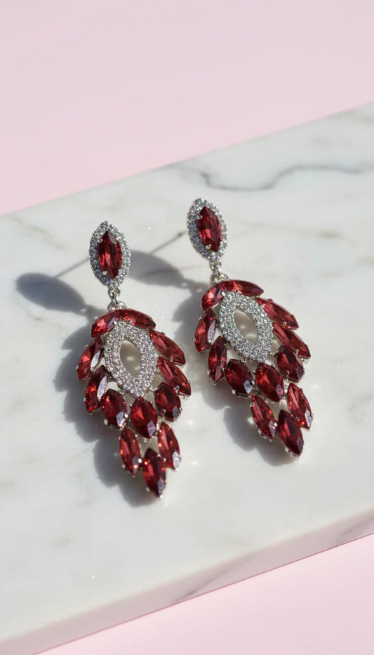 Teardrop Crystal Drop & Dangle Earrings