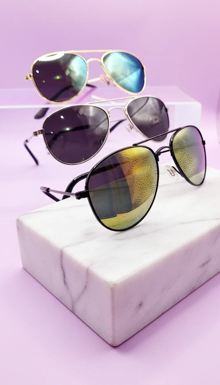 Children's Aviator Sunglasses Box of 20