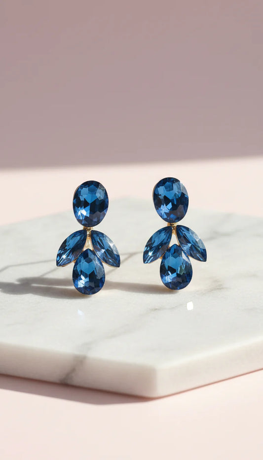 Layered Crystal Drop & Dangle Earrings