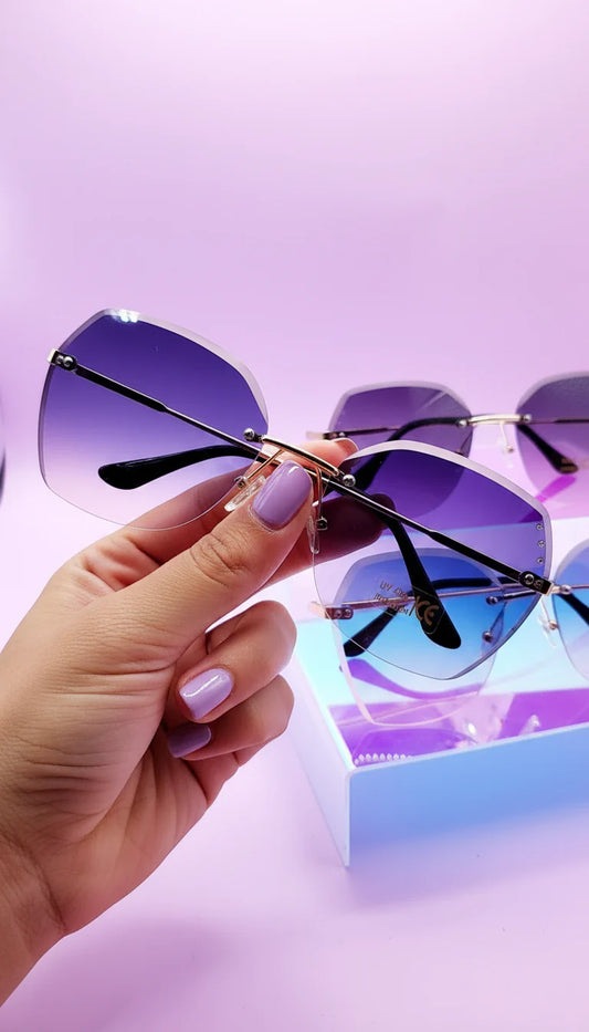 Rimless Pastel Sunglasses Box of 20