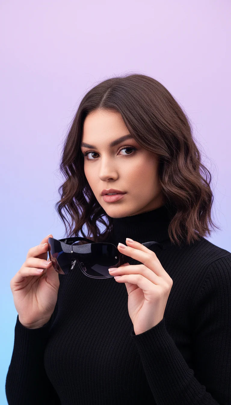 Retro Black Frame Sunglasses Box of 12