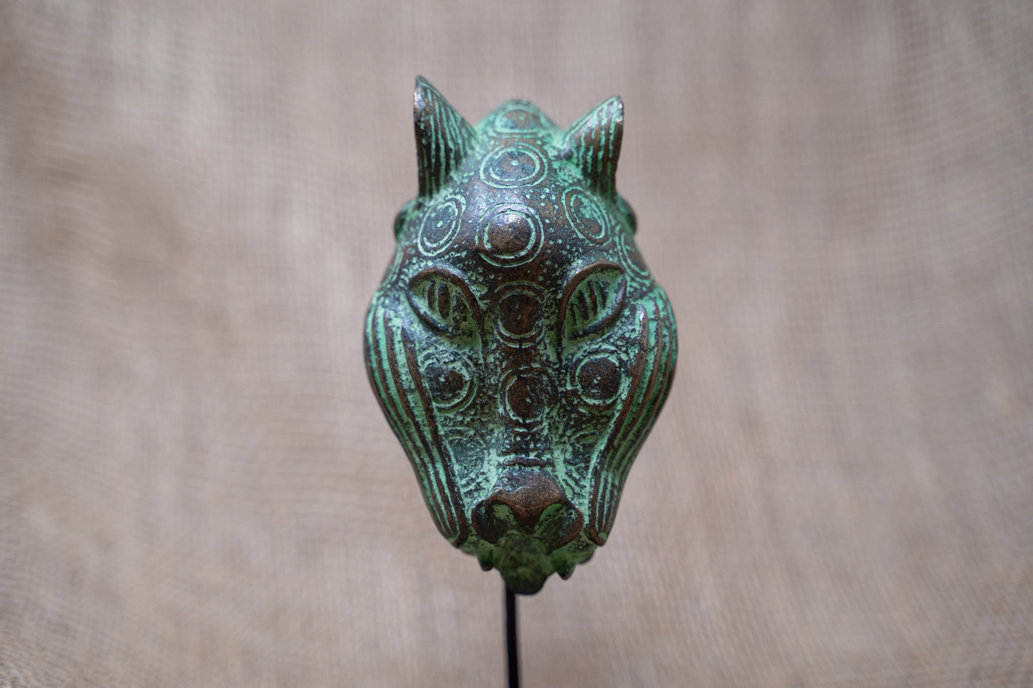 Benin Leopard sculpture - Bronze 26.11