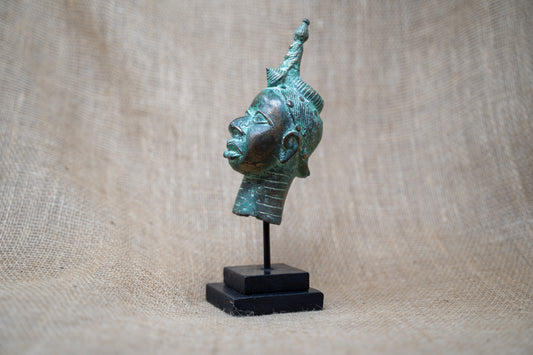 Benin Bronze Head - 37.1