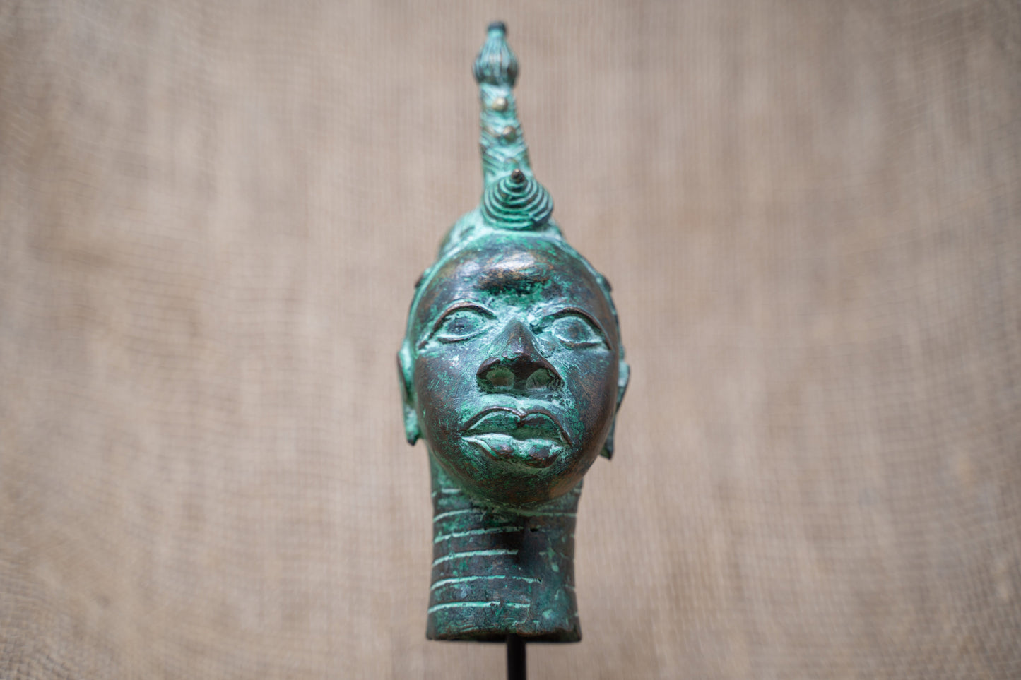 Benin Bronze Head - 37.1