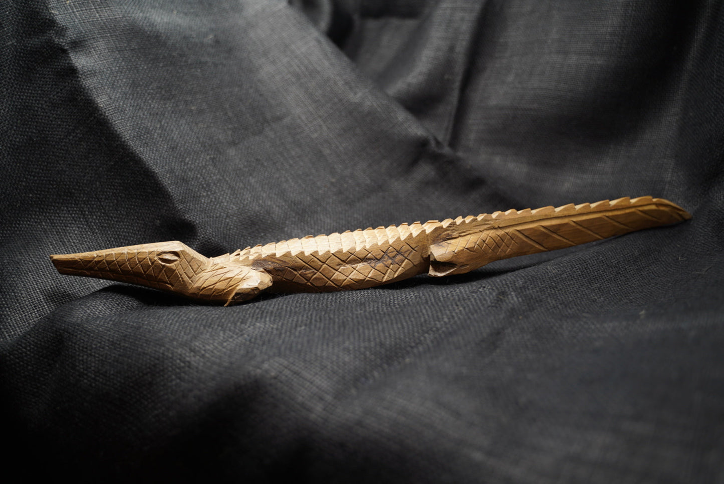 Zimbabwe Crocodile sculpture L 73.3