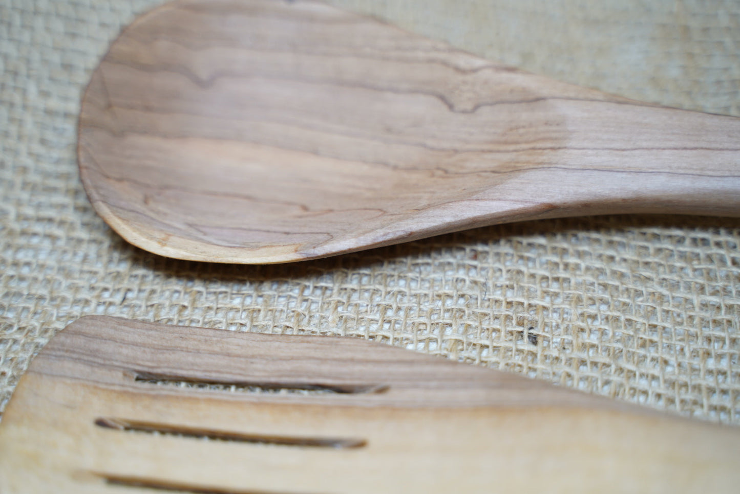 Kenya Salad Servers with Bone Inlay