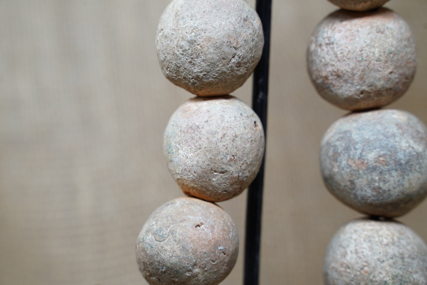 Cameroon Clay Beads- Natural 36.1