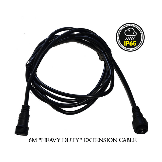 6 Metre Extension Cable Kit For Heavy Duty Elite Festoon Outdoor Waterproof String Lights - 6M