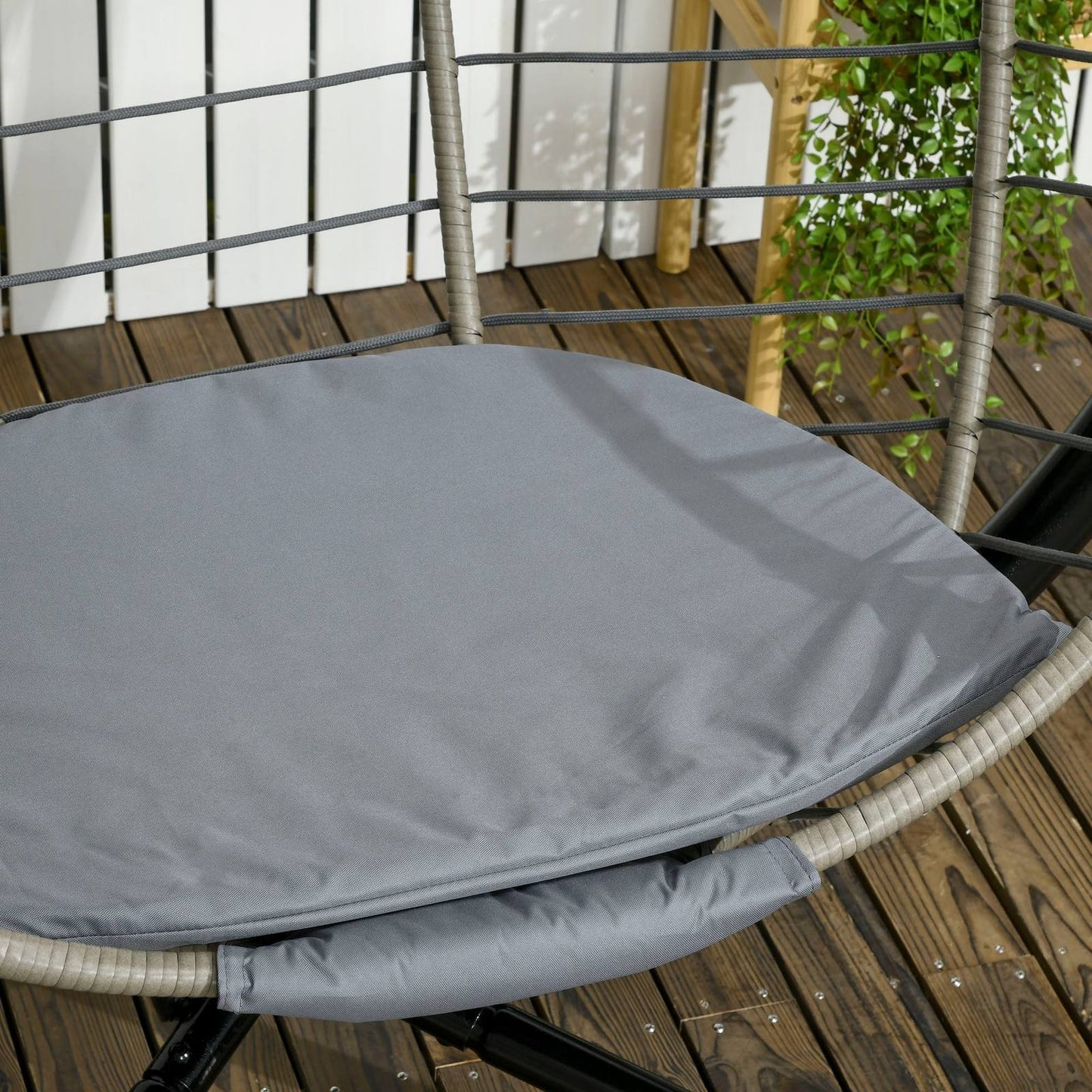 PE Rattan Swing Chair