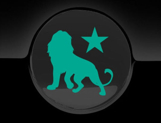 Star Lion Fuel Cap Cover Car Sticker