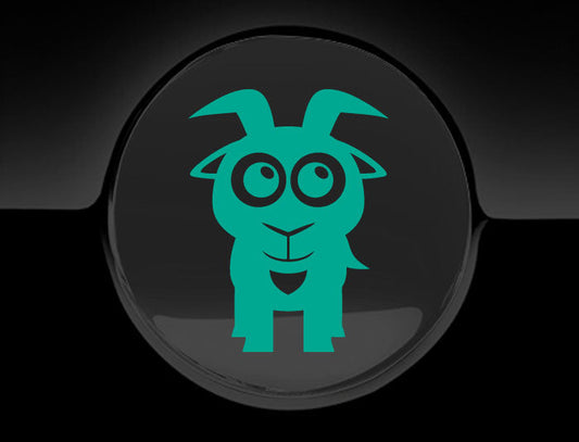 Adorable Goat Fuel Cap Car Sticker