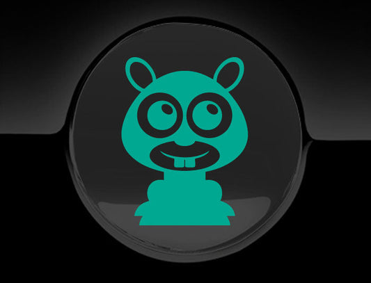 Adorable Mole Fuel Cap Car Sticker