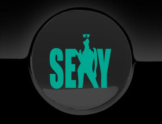 Sexy Nurse Fuel Cap Cover Car Sticker