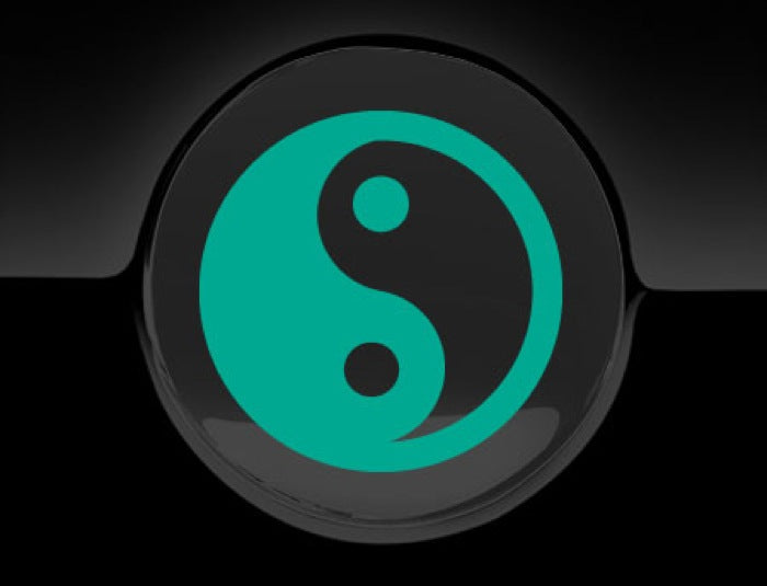Yin Yang Fuel Cap Cover Car Sticker