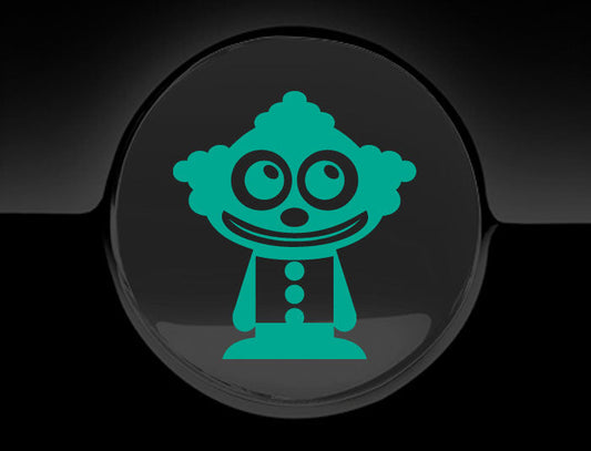 Adorable Clown Fuel Cap Car Sticker