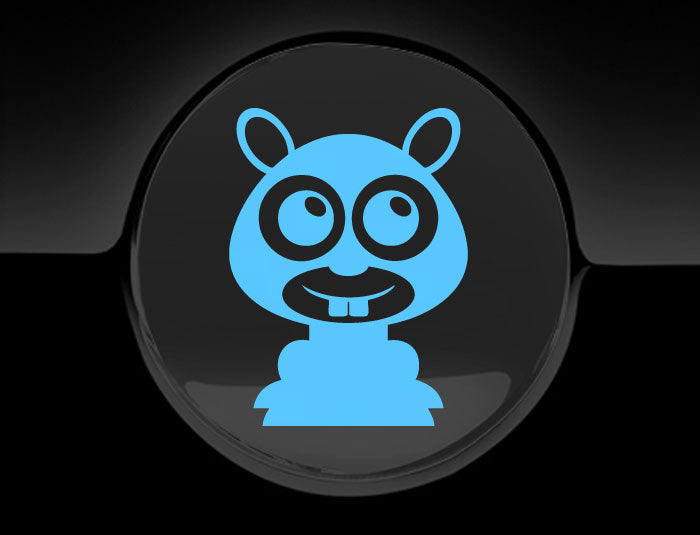 Adorable Mole Fuel Cap Car Sticker