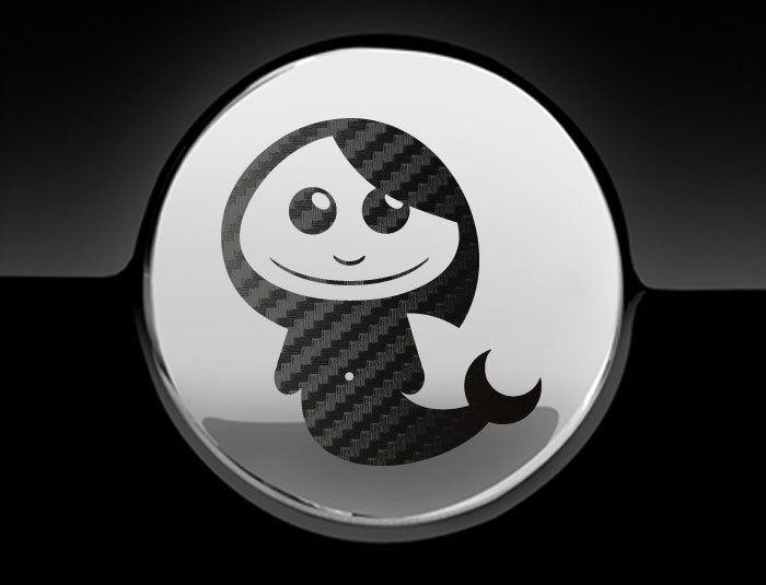 Adorable Mermaid Fuel Cap Car Sticker