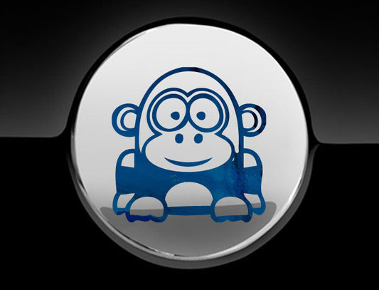 Funny Cartoon Gorilla Fuel Cap Cover Car Sticker