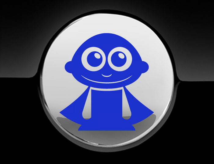 Adorable Superhero Fuel Cap Car Sticker
