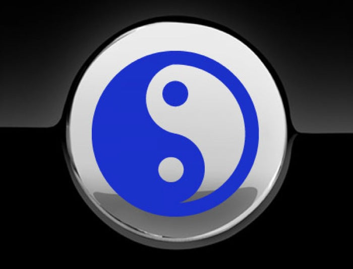 Yin Yang Fuel Cap Cover Car Sticker