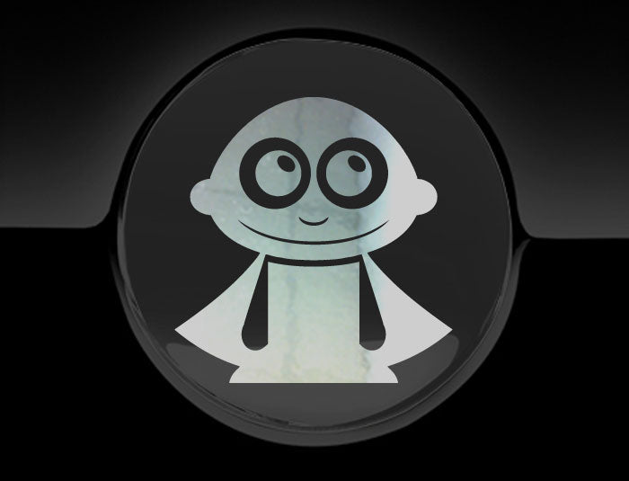 Adorable Superhero Fuel Cap Car Sticker