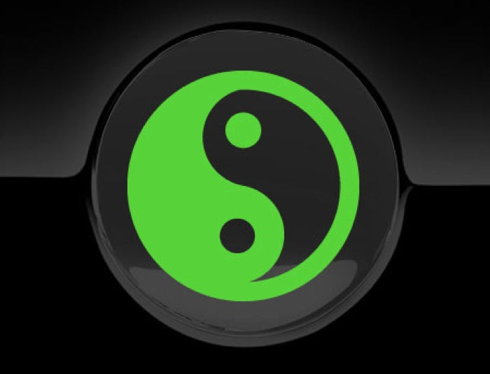 Yin Yang Fuel Cap Cover Car Sticker