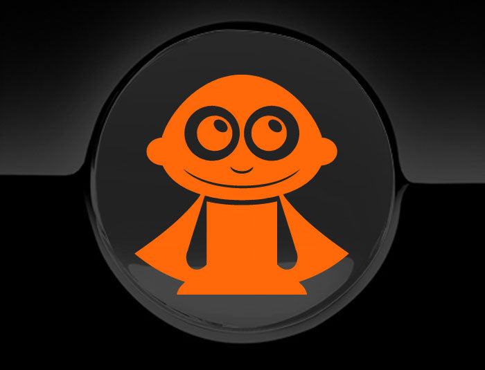 Adorable Superhero Fuel Cap Car Sticker