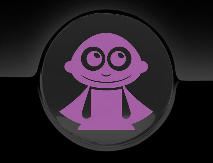 Adorable Superhero Fuel Cap Car Sticker
