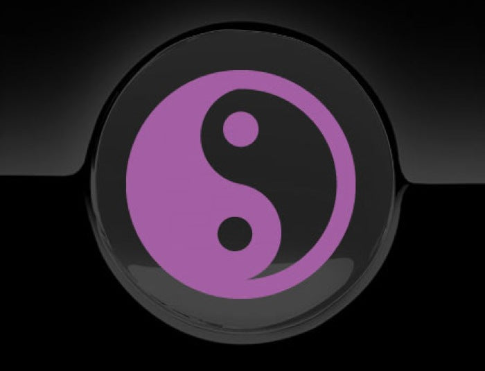 Yin Yang Fuel Cap Cover Car Sticker