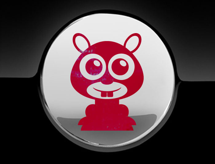 Adorable Mole Fuel Cap Car Sticker