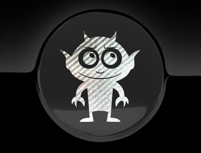 Adorable Demon Fuel Cap Car Sticker