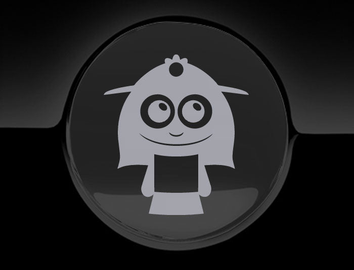 Adorable Lady Fuel Cap Car Sticker