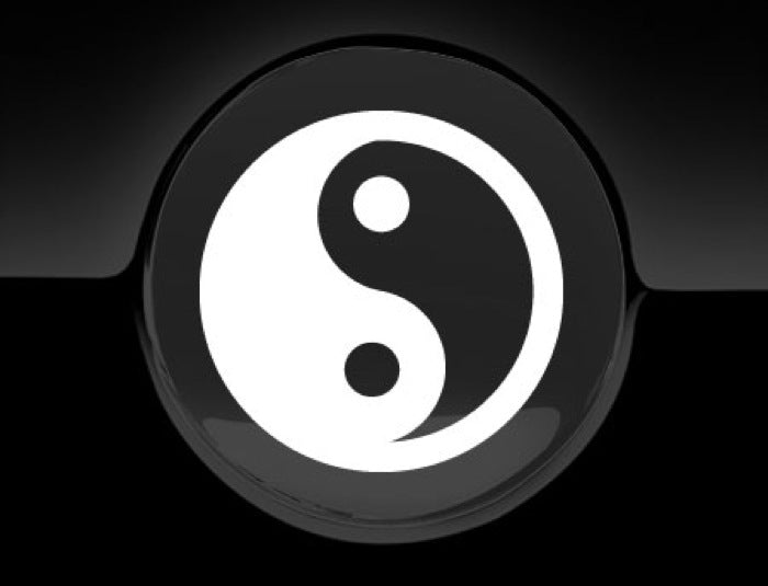 Yin Yang Fuel Cap Cover Car Sticker