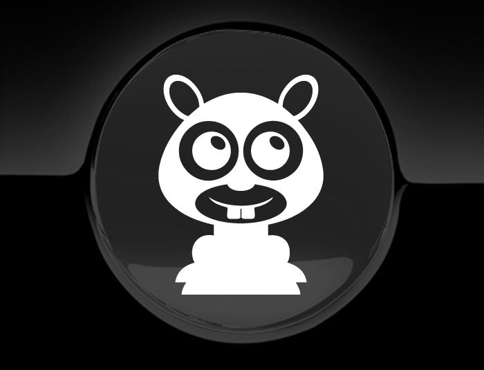 Adorable Mole Fuel Cap Car Sticker
