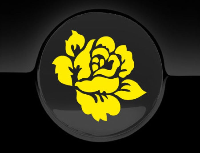 English Rose Fuel Cap Cover Car Sticker