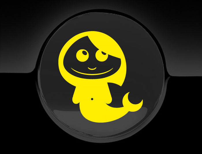Adorable Mermaid Fuel Cap Car Sticker