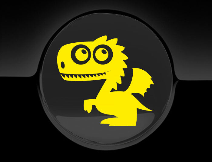 Adorable Dragon Fuel Cap Car Sticker