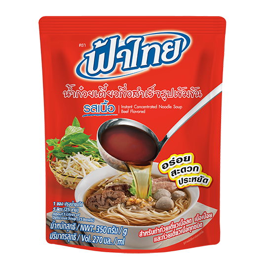 FA THAI Concentrated Instant Concentrated Beef Noodle Soup 350g