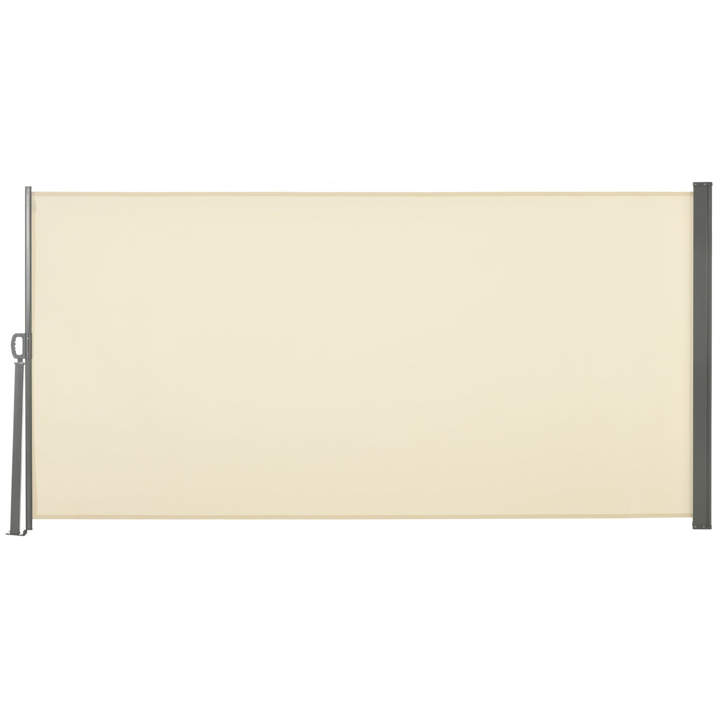 Retractable Sun Side Awning Screen Fence Patio Garden Wall Balcony Screening Panel Outdoor Blind Privacy Divider 3x1.6M
