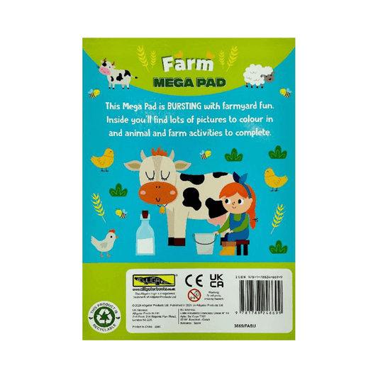 Farm Mega Pad Colouring Book