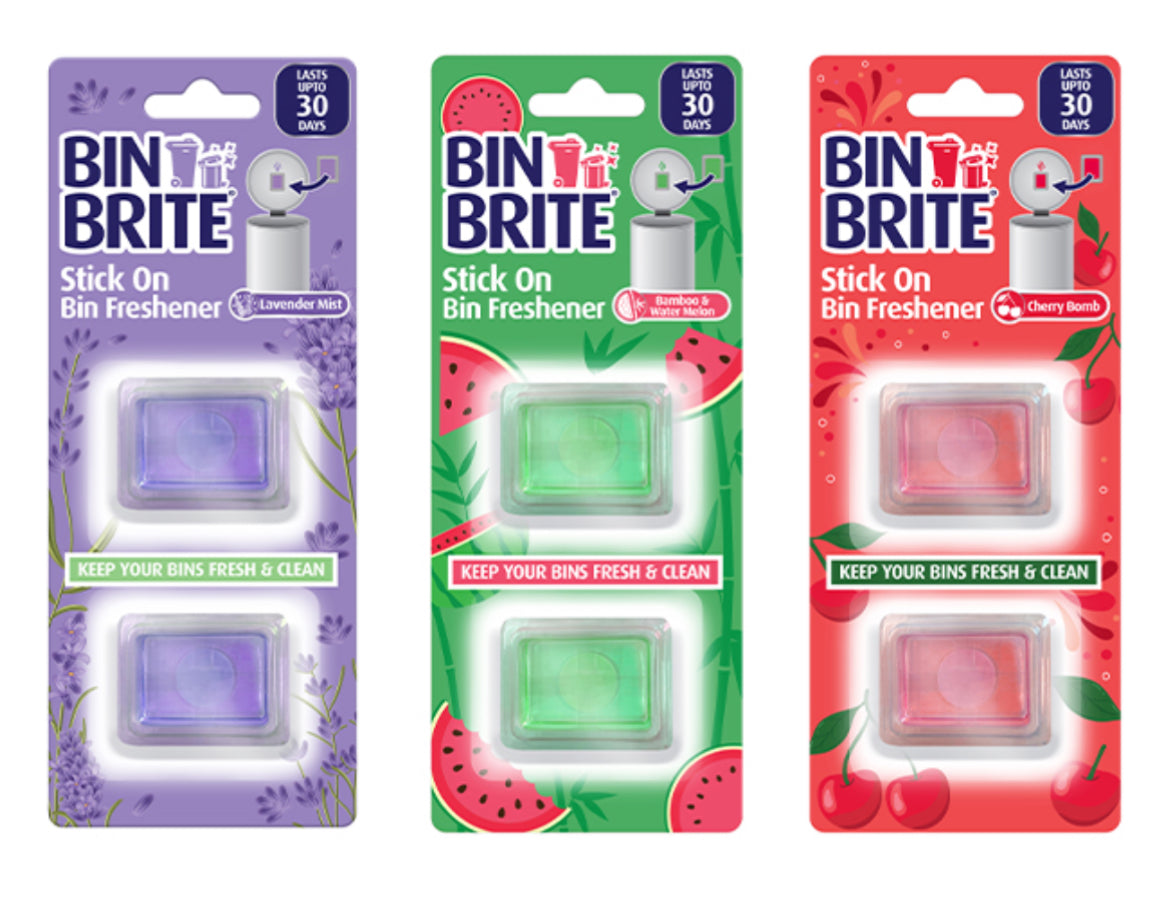 Bin Brite stick on bin fresheners