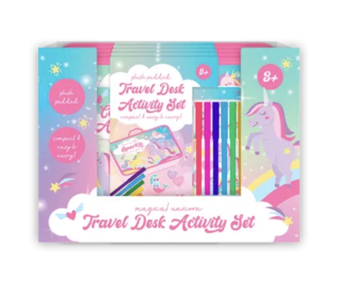 Travel desk activity set - girls