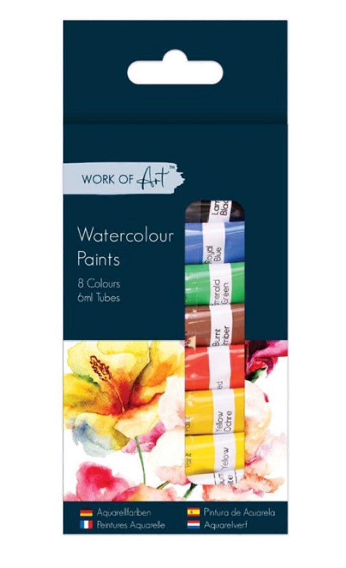 Watercolour paints 6ml 8 pack