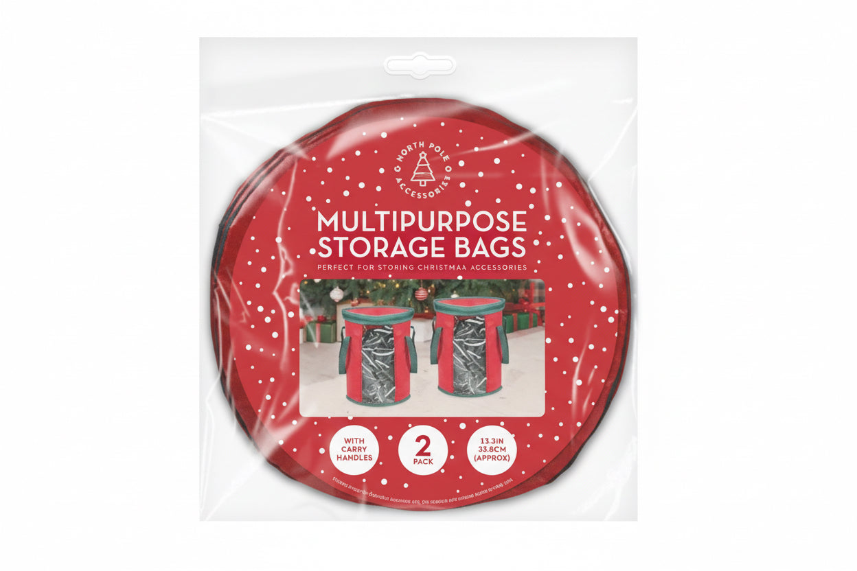 Multipurpose storage bags 2 pack