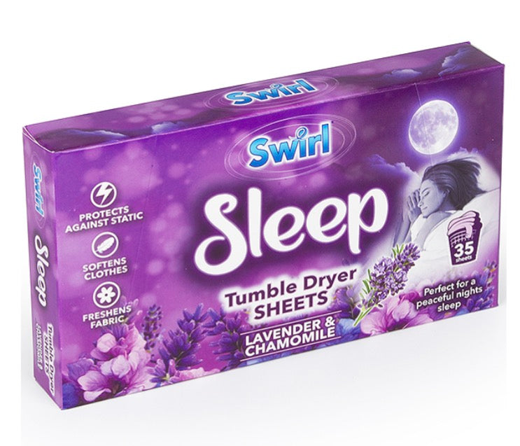 Swirl tumble dryer sheets - sleep