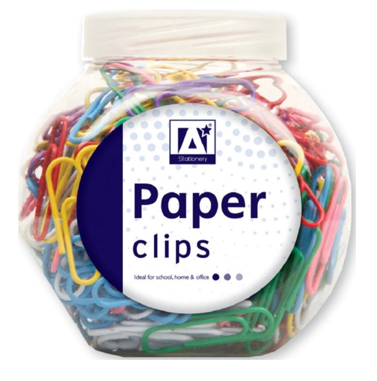 Paper clips in box