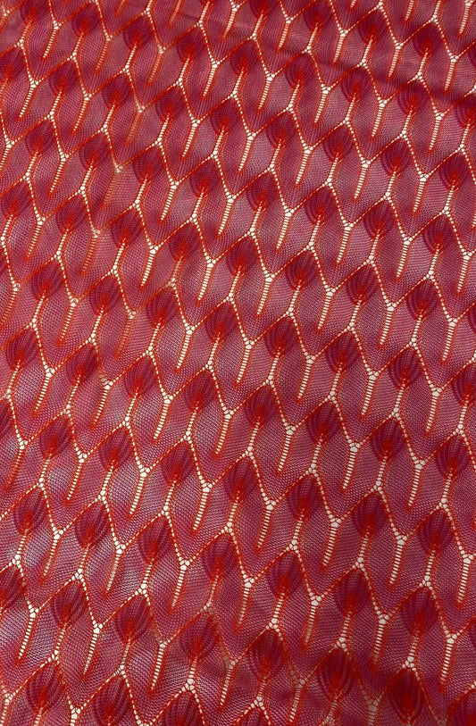 Zigzag Knit Jersey Fabric - Soft Stretchy Material for Apparel and Crafts