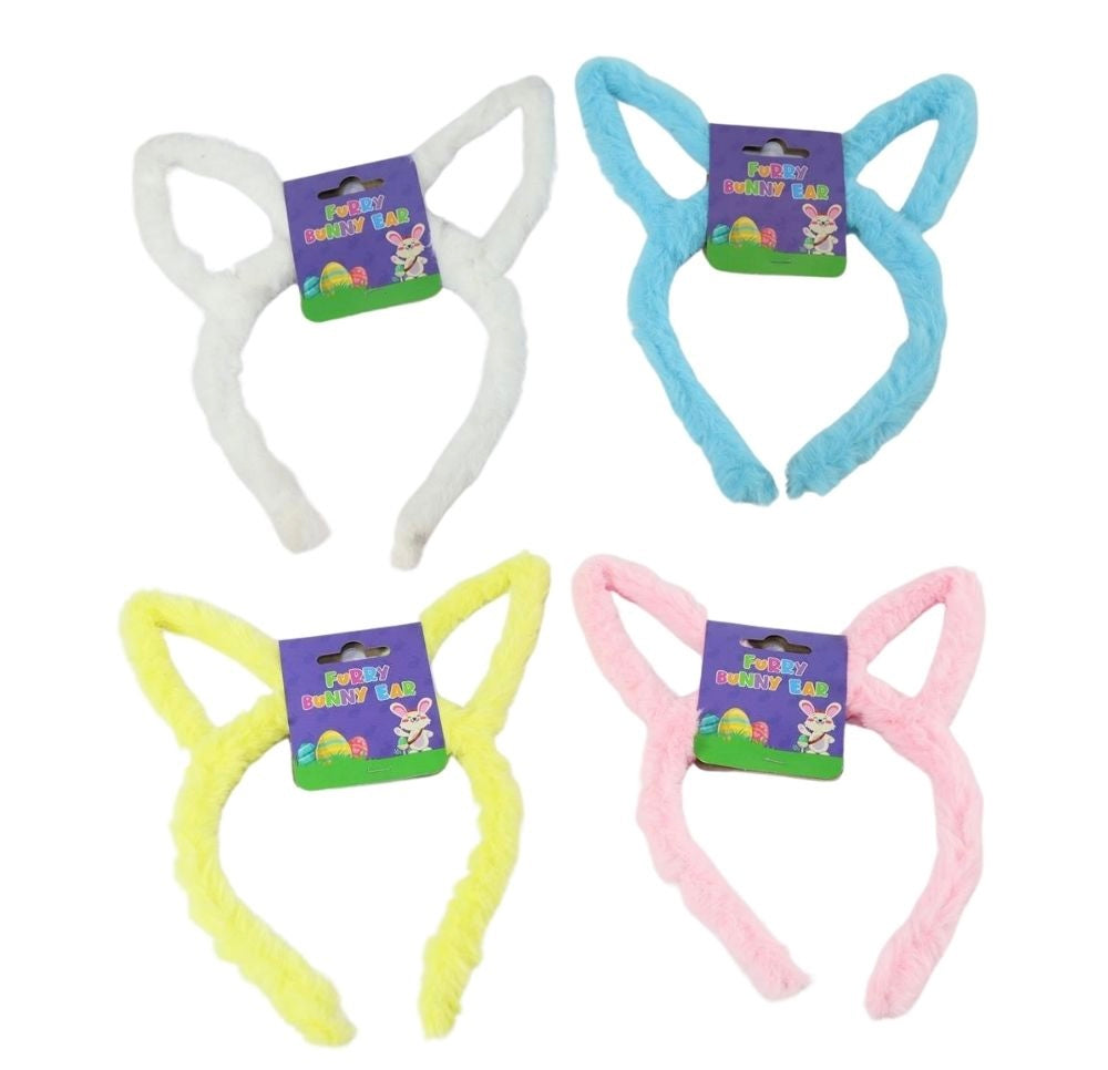 Furry Easter bunny head band