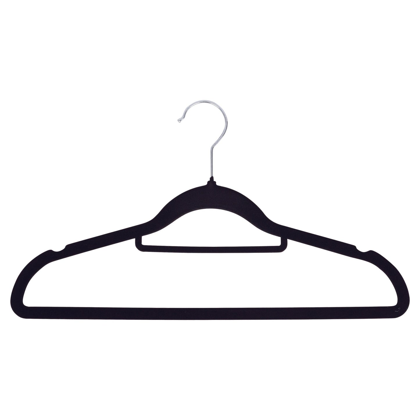 Black Velvet Coat Hangers - Pack of 3